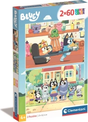 Puzzle Bluey 2×60 piezas CLEMENTONI