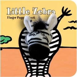 Libro de marioneta Pequeña cebra