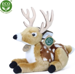Ciervo/cervatillo de peluche tumbado 21 cm ECO-FRIENDLY