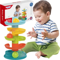 Woopie Pista de Bolas Infantil Set Espiral + 3 Bolas