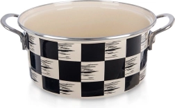 Olla esmaltada Ajedrez 22 cm, 3 l