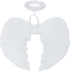 Alas de ángel con aureola 45 × 35 cm ruhhy