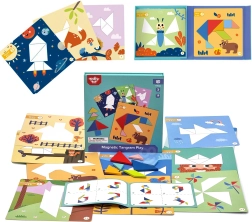 Rompecabezas tangram magnético para niños 18 piezas TOOKY TOY