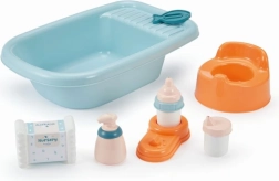 Bañera infantil y orinal para muñeca de 32 cm