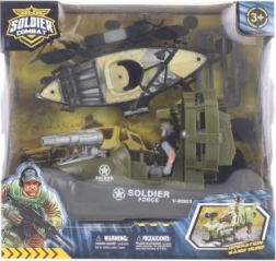 Set militar con lancha y kayak