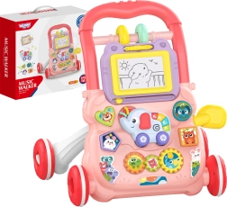 Andador infantil interactivo WOOPIE con funciones musicales y pizarra de dibujo