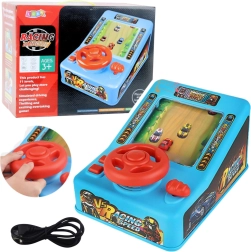 Simulador de carreras interactivo con volante y sonidos para niños