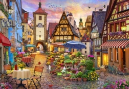 Puzzle Bluebird de pueblecito bávaro de 1000 piezas