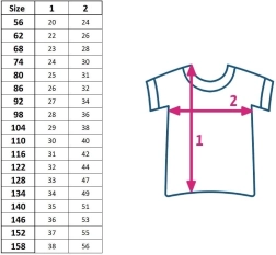 Camiseta infantil de algodón de manga corta New Baby 122 (6–7 años)