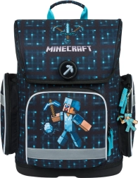 Mochila escolar Baagl Ergo Minecraft Blue Axe