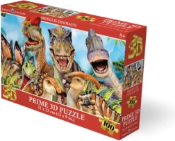 Puzzle 3D Dinosaurios sonrientes, 100 piezas