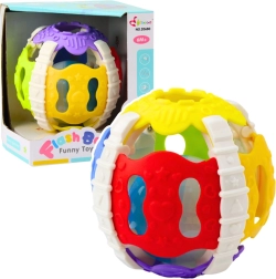 Pelota sensorial de goma colorida para bebés