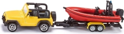 Siku Jeep Wrangler con barco – modelo 1:87