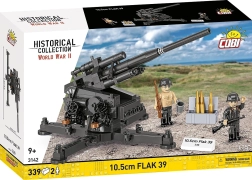 Maqueta 10,5 cm Flak 39 – cañón antiaéreo pesado (339 piezas)
