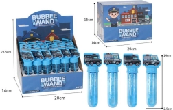 Burbujero con forma de coche de policía 14 cm