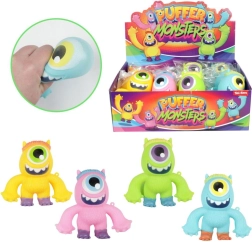 Monstruito antiestrés de goma 11 cm – juguete apretable, surtido de colores