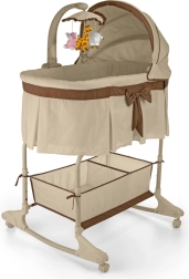 Cuna y minicuna infantil multifuncional Milly Mally Sweet Melody, crema