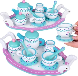 Set de té de madera para niños