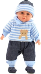 Muñeco bebé niño con cuerpo suave 35 cm