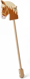 Caballito de palo de madera Bigjigs Toys