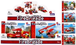 Set de construcción de bomberos con minifigura – 4 tipos