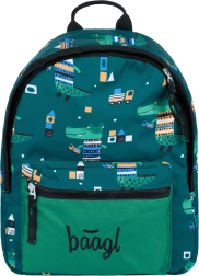 Mochila preescolar BAAGL cocodrilo