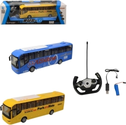 Autobús teledirigido con luces