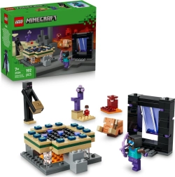 LEGO Minecraft Viaje a través del portal al Nether y al End