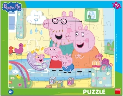 Puzzle Dino Peppa Pig – Hermanos, 40 piezas