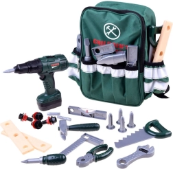 Mochila infantil con herramientas y taladro