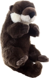 Nutria de peluche ecológica 20 cm