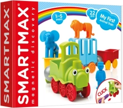 SmartMax mi primer tren de animales – juego de construcción magnético 22 piezas