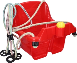 Columpio infantil de plástico – Rojo