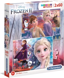 Puzzle Clementoni Supercolor 2×60 FROZEN II