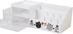 Organizador de escritorio con gatito