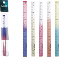 Regla 3D de colores 15 cm