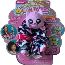 Coletero brillante de peluche y animalito 2 en 1 SCRUNCHMIEZ Shimmer Series