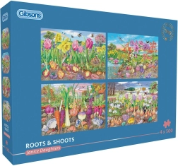 Puzzle Gibsons Raíces y brotes 4×500 piezas