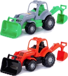 Tractor excavadora de plástico 28 cm