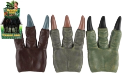 Garras de dinosaurio de goma para la mano 15 × 23 cm – garra de disfraz para carnaval