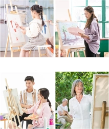 Pintura por números con marco 20 × 20 cm – estrella