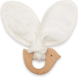 Mordedor infantil con pajarito NEW BABY Bird white