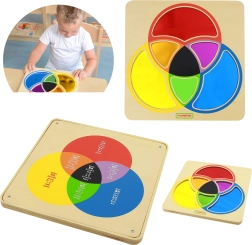 Pizarra educativa con espejo de colores de Masterkidz