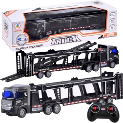 Camión con remolque teledirigido