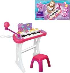 Epiáno con soporte y micrófono para niños