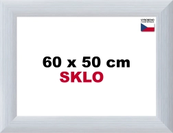 Marco de aluminio para puzles 60 × 50 cm – plateado Alaska
