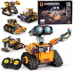 Kit de construcción técnico de máquinas espaciales PRO 5 en 1 con control remoto (673 piezas)