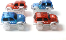Pista de carreras magnética Cleverclixx – coche azul - 1 unidad
