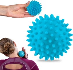 Pelota de masaje y fitness 7,5 cm – azul