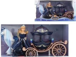 Caballo con carruaje a pilas para niños 3+